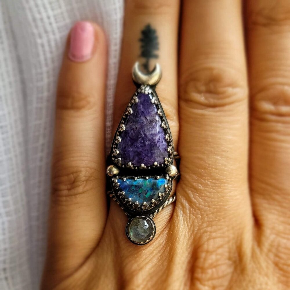 Opal Statement Ring - image 4